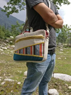 Hemp laptop bag