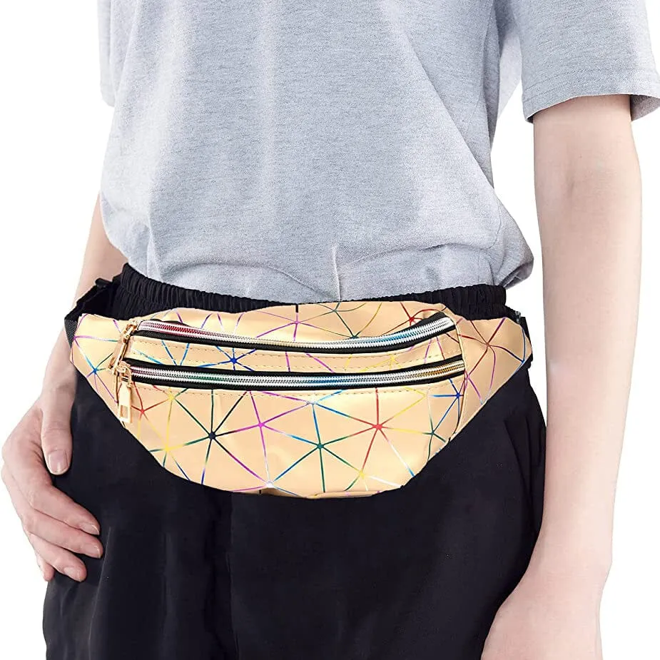 Holographic Brillante Waist Bum Bag for Women