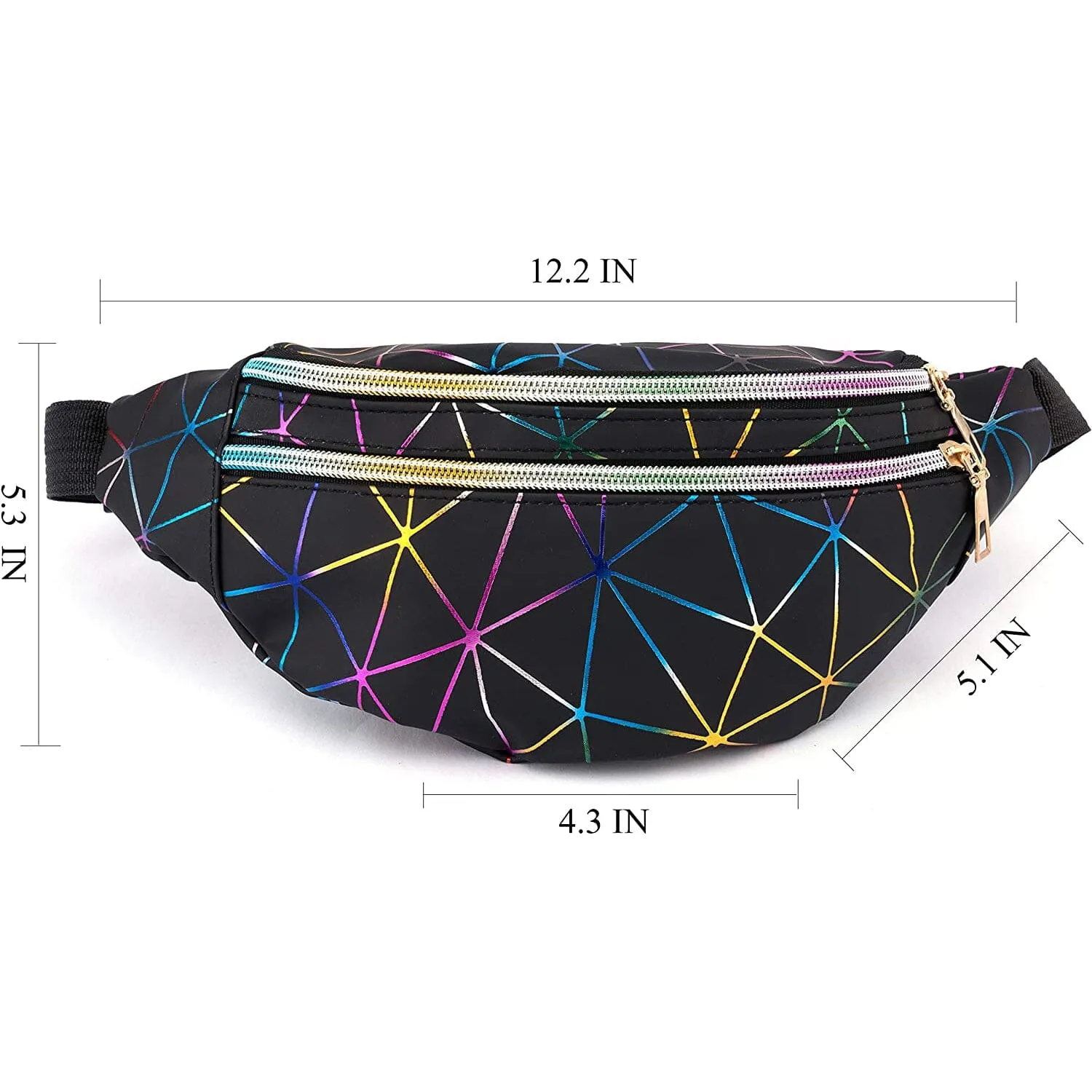 Holographic Brillante Waist Bum Bag for Women