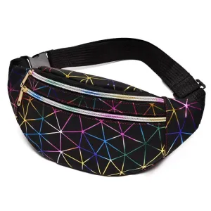 Holographic Brillante Waist Bum Bag for Women