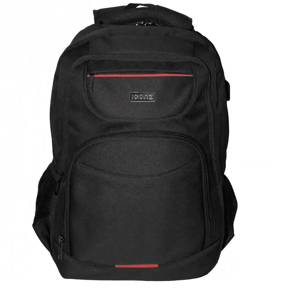 Iconz 4058 Laptop Backpack - Black