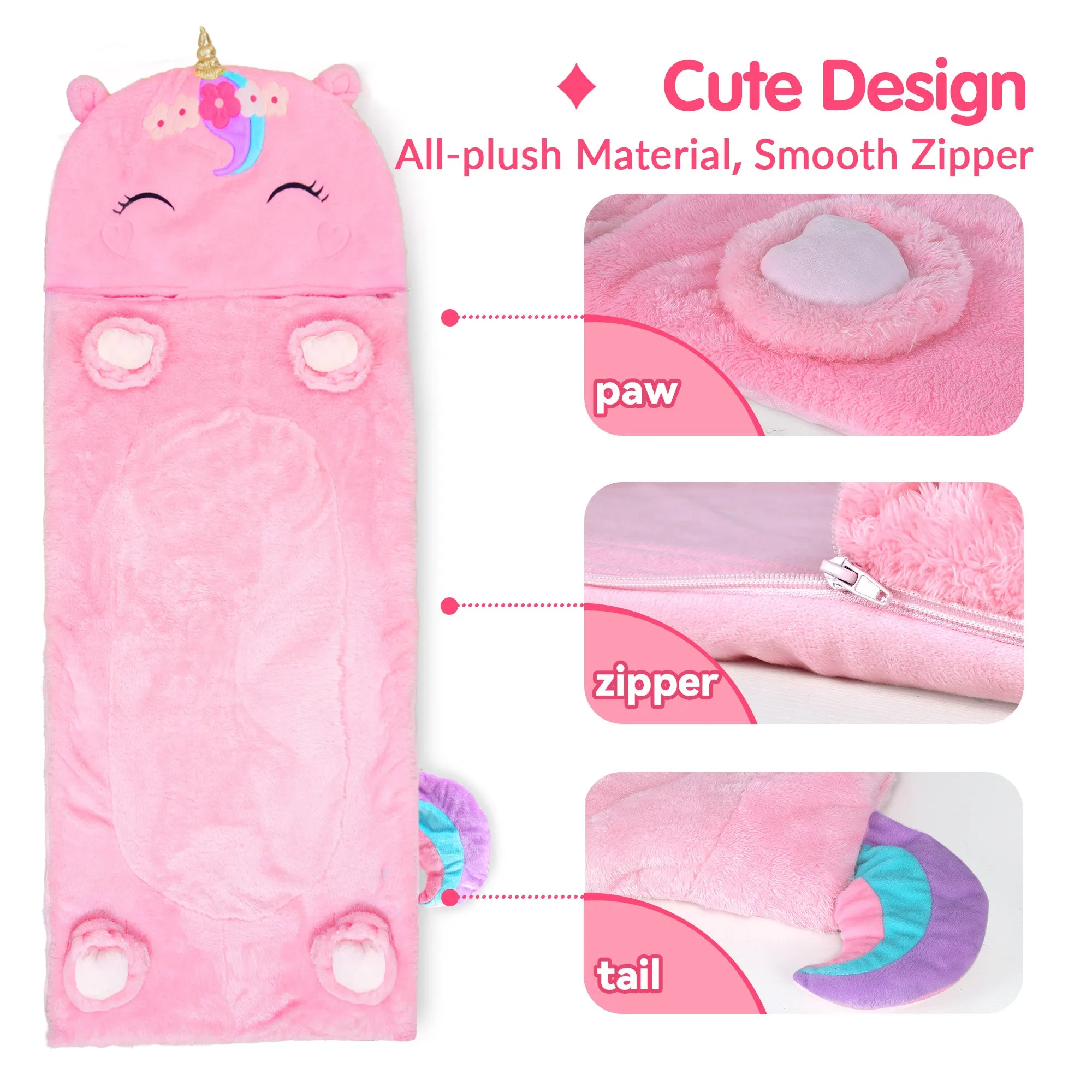 iPlay, iLearn Kids Unicorn Sleeping Bag