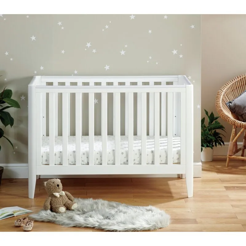 Iris Mini Cot Bed - White