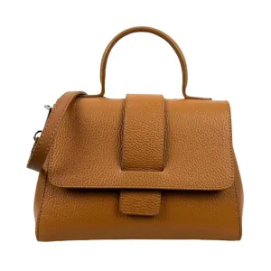 Italian Leather Briefcase Style Handbag