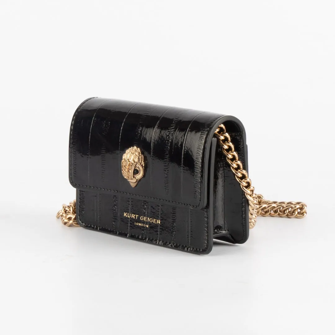 Kurt Geiger Black Shoreditch Mini Crossbody Bag