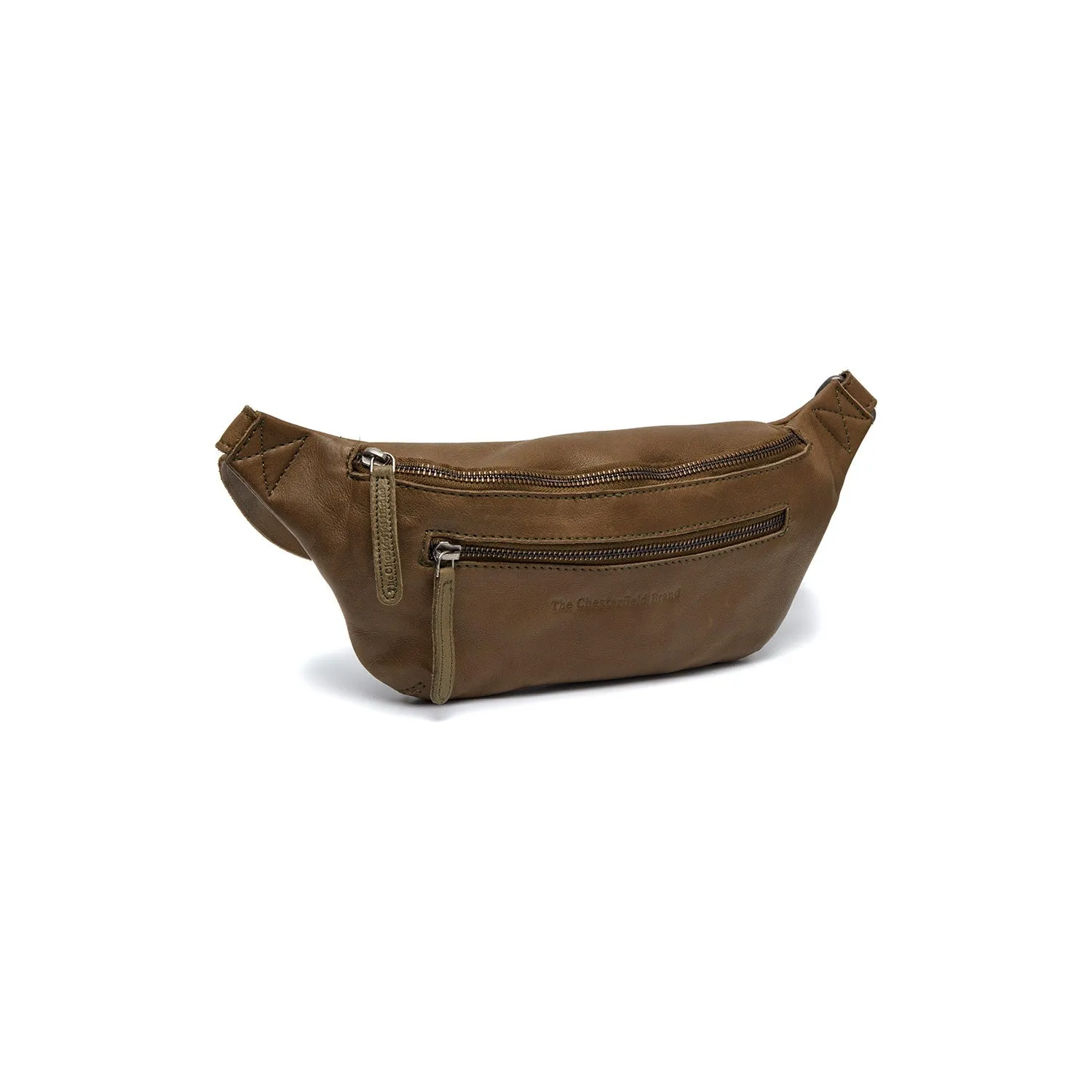 Leather Waist Pack Olive Green Severo