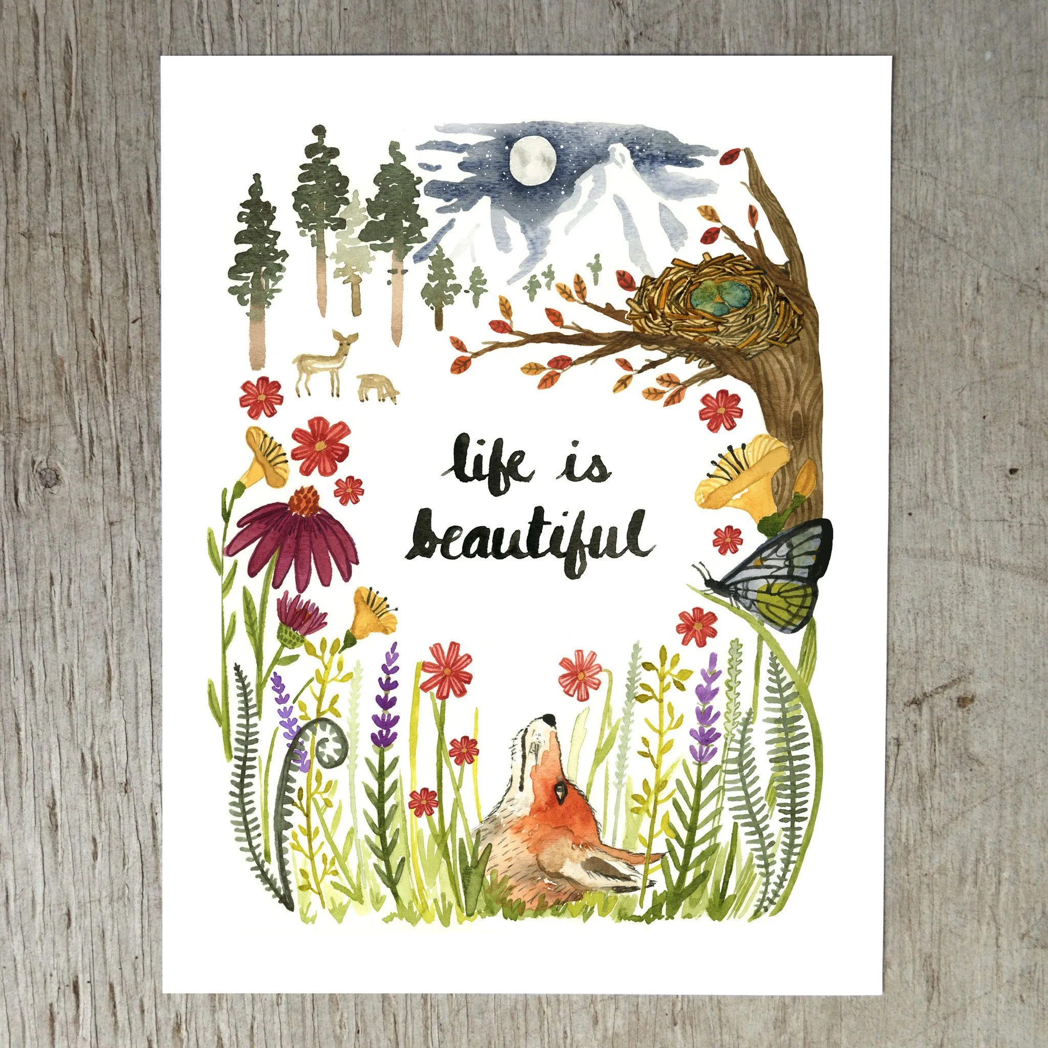 Life Is Beautiful Art Print