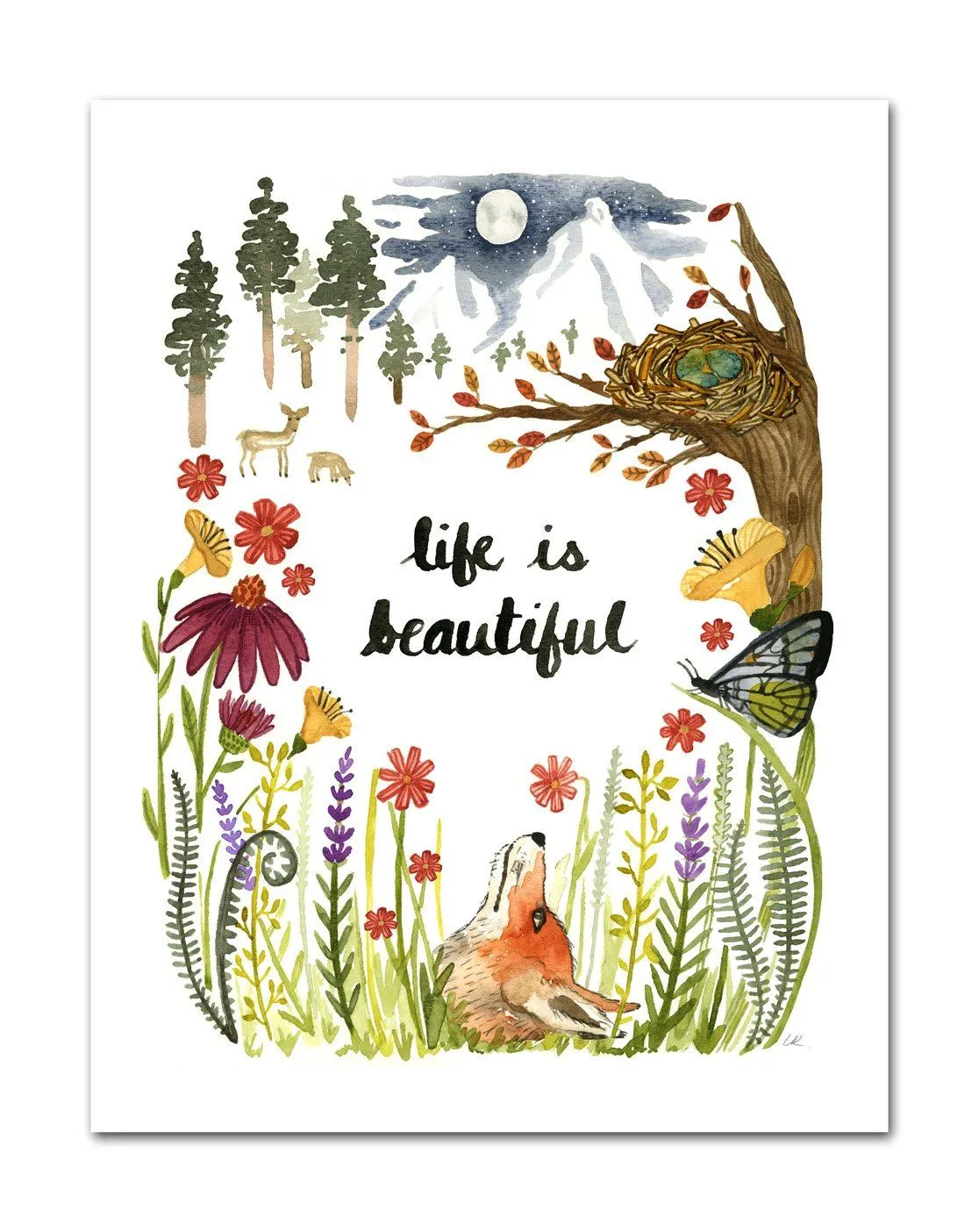 Life Is Beautiful Art Print