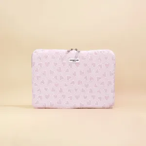 Lilac Hearts Laptop Sleeve