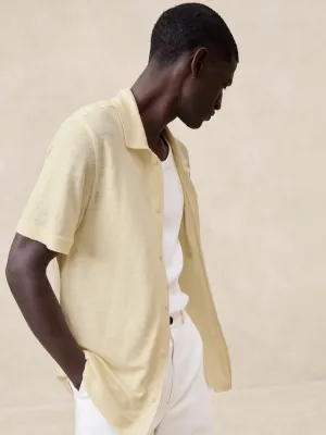 Linen Pique Resort Shirt