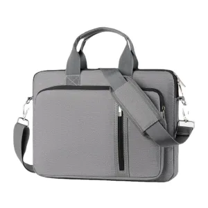 Men Nylon Portable Shockproof Waterproof Breathable Briefcase Teacher Bag Handbag 13.3/14/15.6/17.3 Inch Laptop Bag Crossbody Shoulder Bag