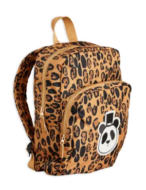 Mini Rodini | Panda backpack- leopard