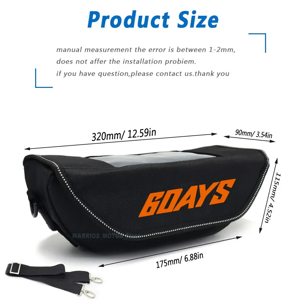 Motorcycle Enduro/Off Road Handlebar WaterProof Bag