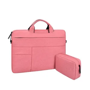 Office Travel 15.6 Inch Waterproof Custom Laptop Bag-Pink