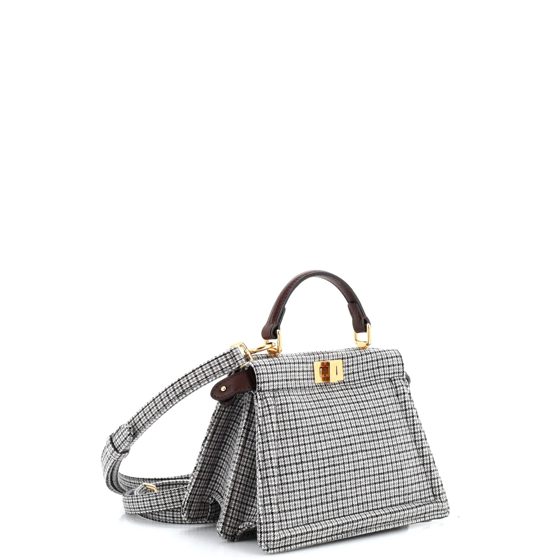 Peekaboo ISeeU Bag Houndstooth Wool Petite