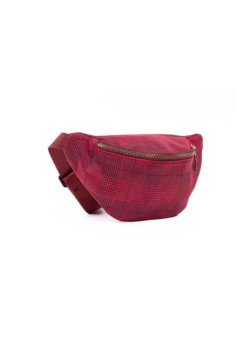 Plaid Waist Bag