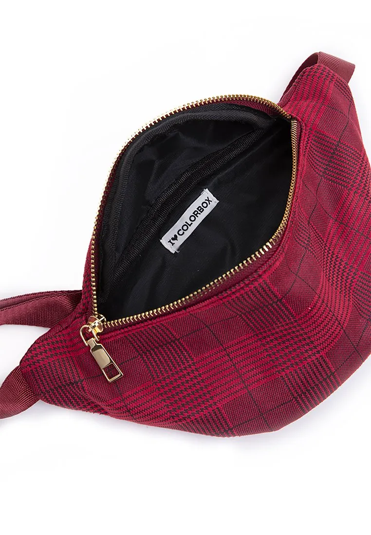 Plaid Waist Bag