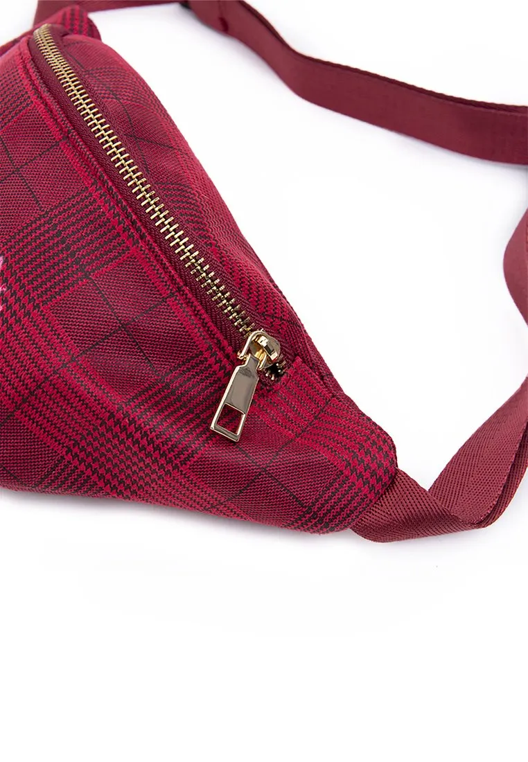 Plaid Waist Bag