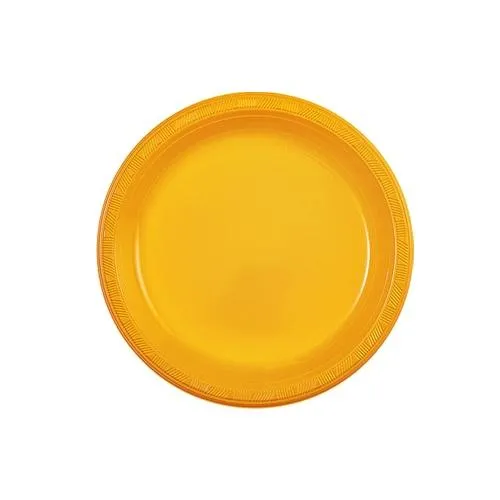 Plastic Solid Color Party Tableware<br/>Size Options: 10.25inch Plate, 9inch Plate, 7inch Plate, 15oz Bowl, 18oz Cup, 12oz Cup, 9oz Cup, 10.25inch Compartment Plate