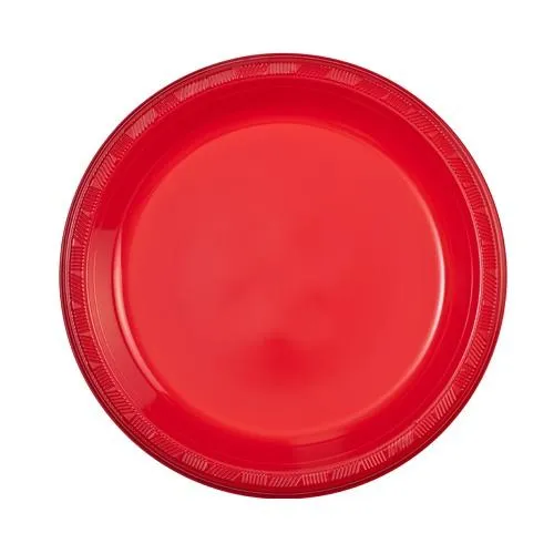 Plastic Solid Color Party Tableware<br/>Size Options: 10.25inch Plate, 9inch Plate, 7inch Plate, 15oz Bowl, 18oz Cup, 12oz Cup, 9oz Cup, 10.25inch Compartment Plate