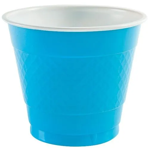 Plastic Solid Color Party Tableware<br/>Size Options: 10.25inch Plate, 9inch Plate, 7inch Plate, 15oz Bowl, 18oz Cup, 12oz Cup, 9oz Cup, 10.25inch Compartment Plate