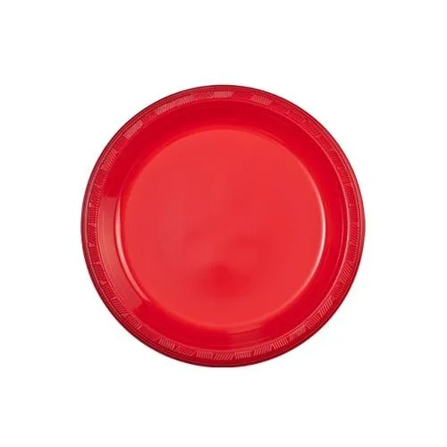 Plastic Solid Color Party Tableware<br/>Size Options: 10.25inch Plate, 9inch Plate, 7inch Plate, 15oz Bowl, 18oz Cup, 12oz Cup, 9oz Cup, 10.25inch Compartment Plate