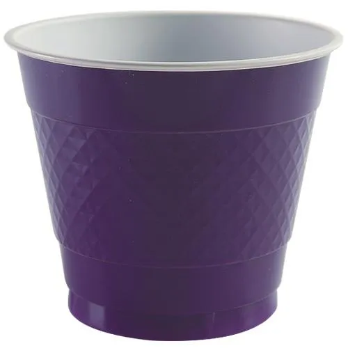 Plastic Solid Color Party Tableware<br/>Size Options: 10.25inch Plate, 9inch Plate, 7inch Plate, 15oz Bowl, 18oz Cup, 12oz Cup, 9oz Cup, 10.25inch Compartment Plate