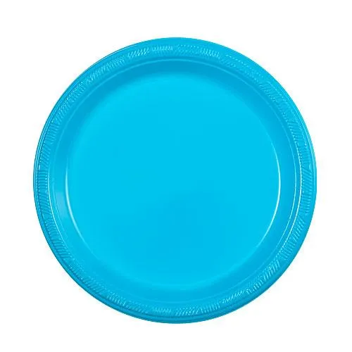 Plastic Solid Color Party Tableware<br/>Size Options: 10.25inch Plate, 9inch Plate, 7inch Plate, 15oz Bowl, 18oz Cup, 12oz Cup, 9oz Cup, 10.25inch Compartment Plate