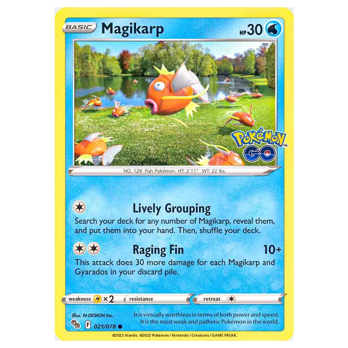 Pokémon TCG: Pokémon GO Mini Tin - Magikarp