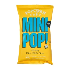 Popcorn Shed Toffee Mini Pop! Single Serve Bag 28G