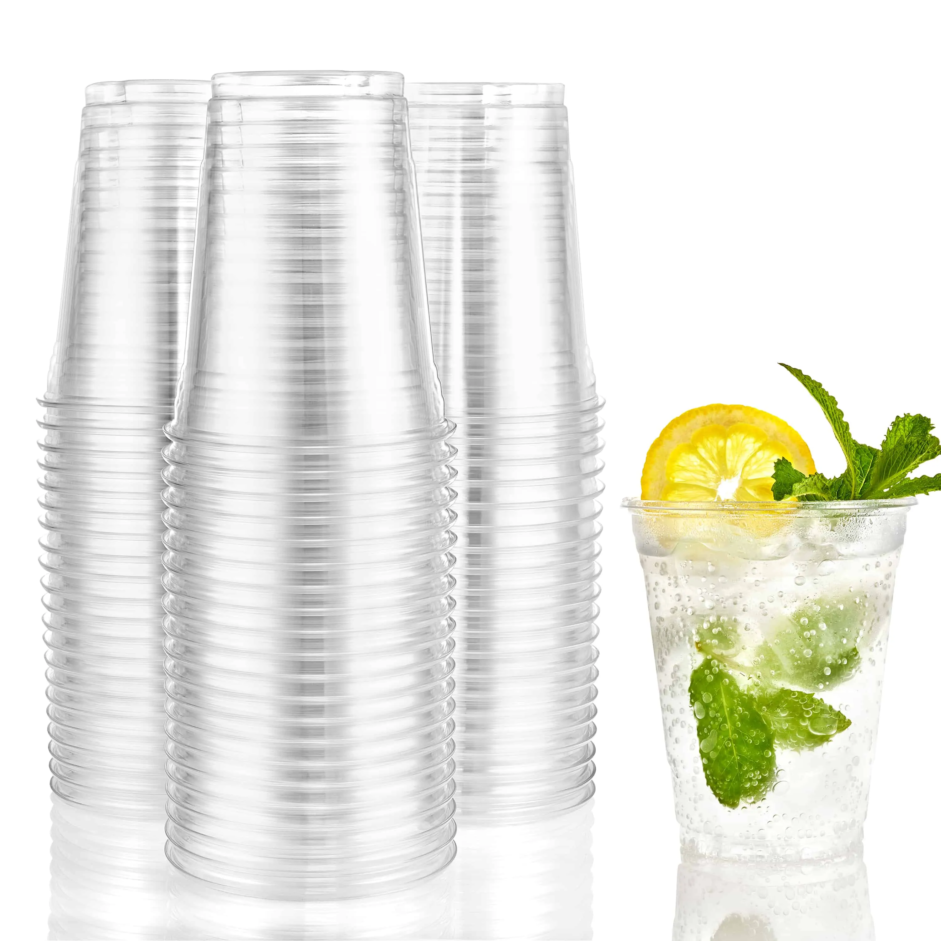 Premium Heavy Weight Plastic Cups<br/>Size Options: 16oz Cup