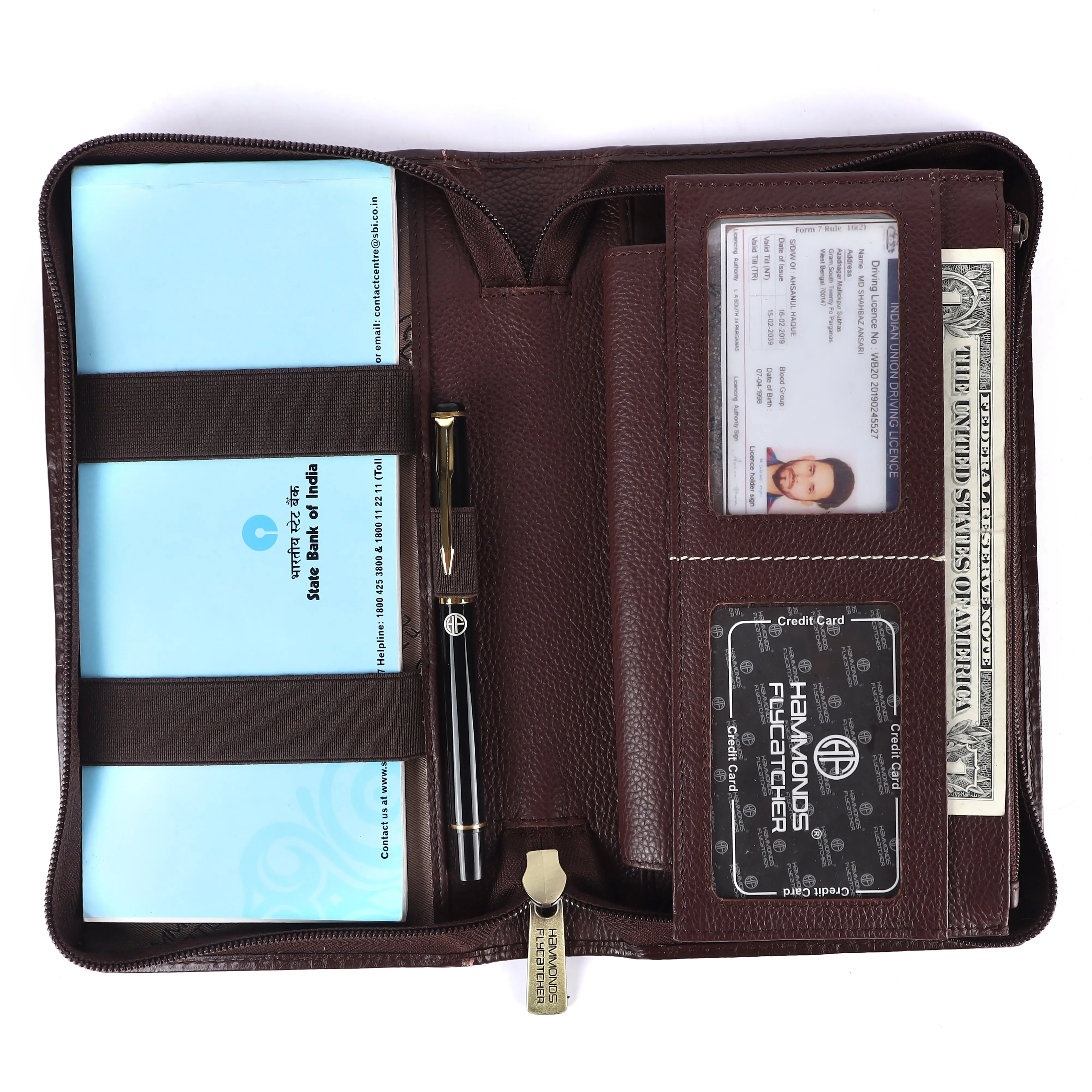 Premium Leather Passport Holder for Men and Women with Multiple Card Slots for Your Trips