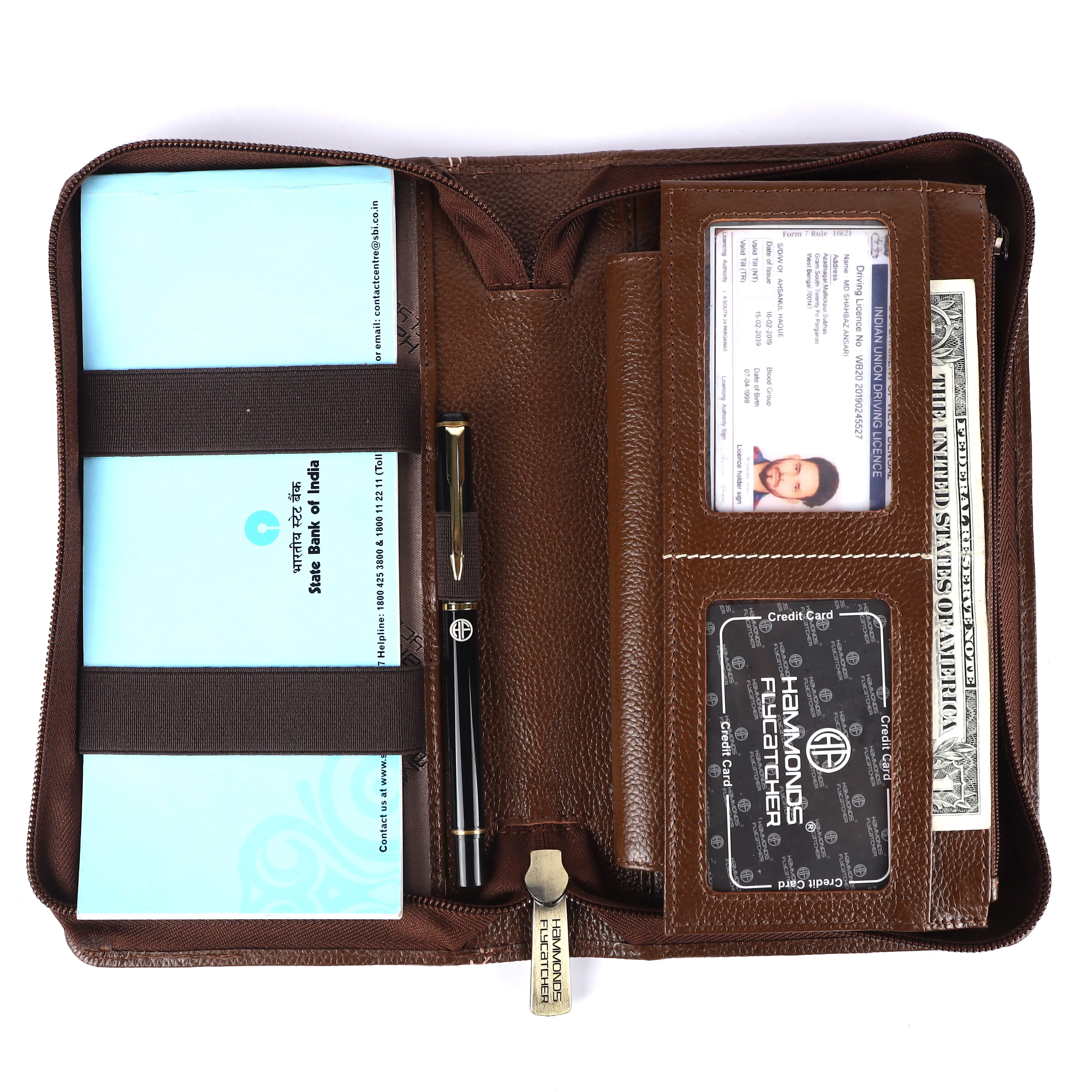 Premium Leather Passport Holder for Men and Women with Multiple Card Slots for Your Trips