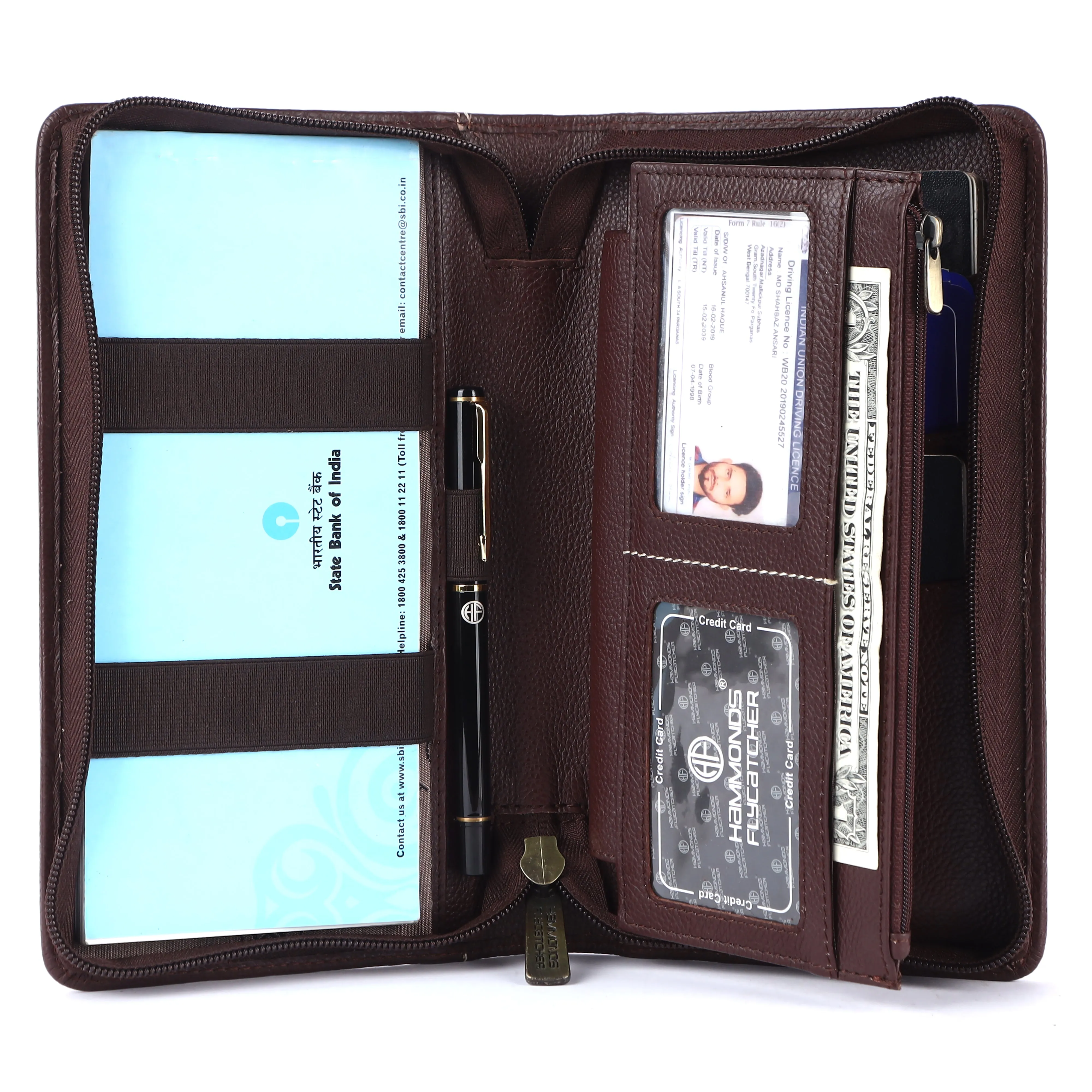 Premium Leather Passport Holder for Men and Women with Multiple Card Slots for Your Trips