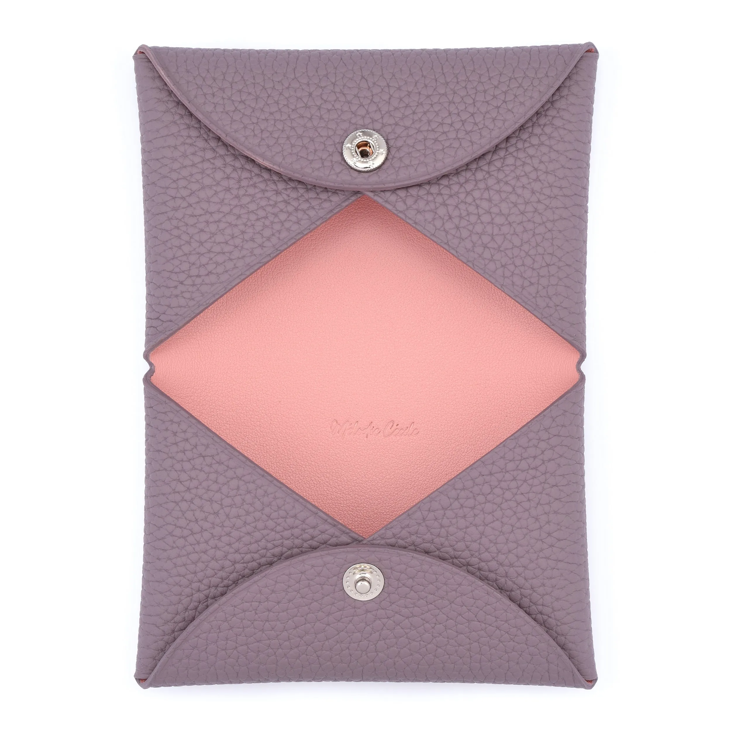 "CORSICA" LEATHER CARD HOLDER COMPACT WALLET - 8 COLORS