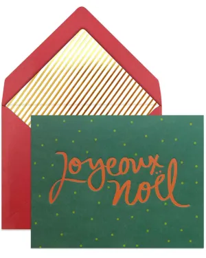 "Joyeoux Noel" Christmas Card