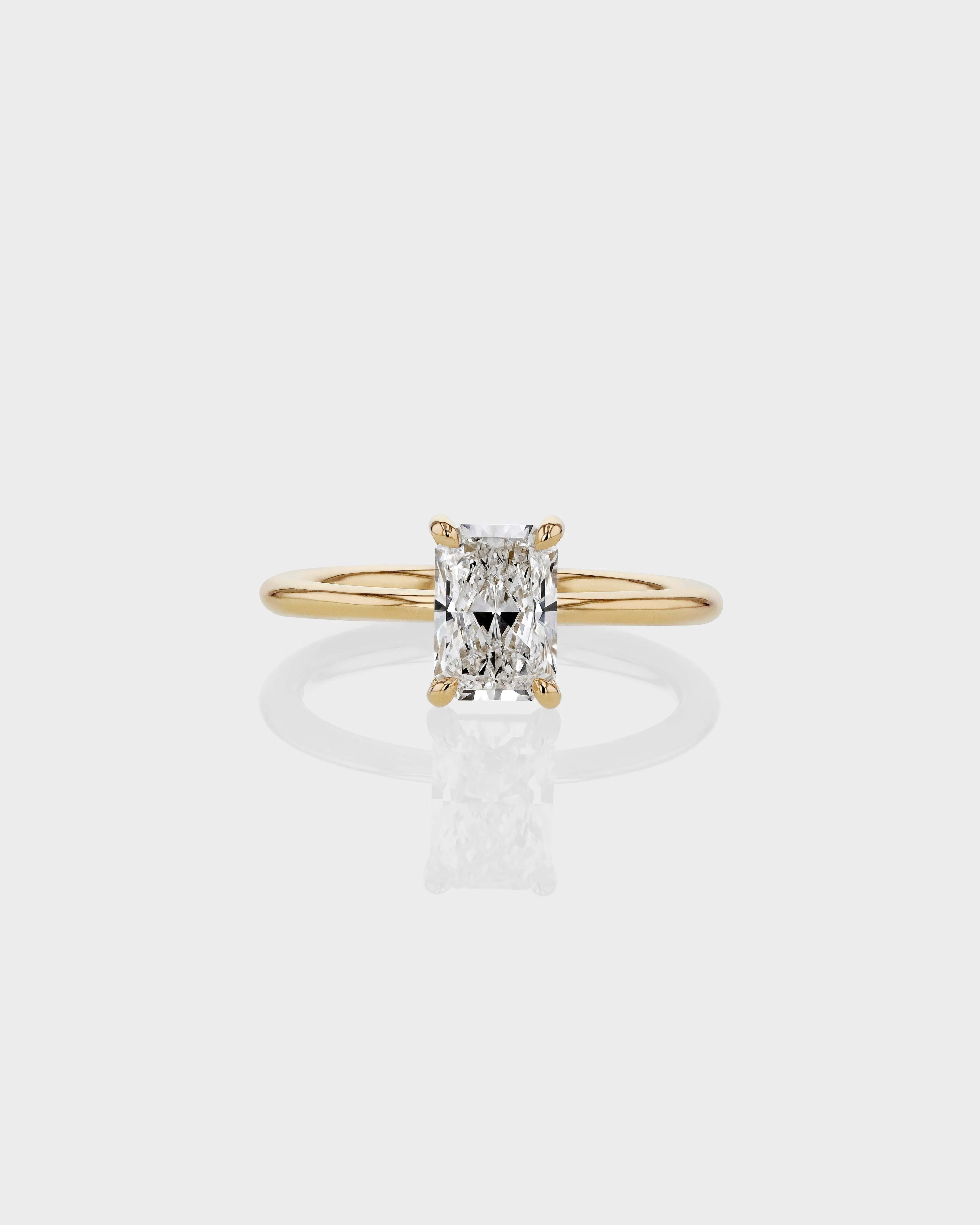 Radiant 1.04ct Engagement Ring