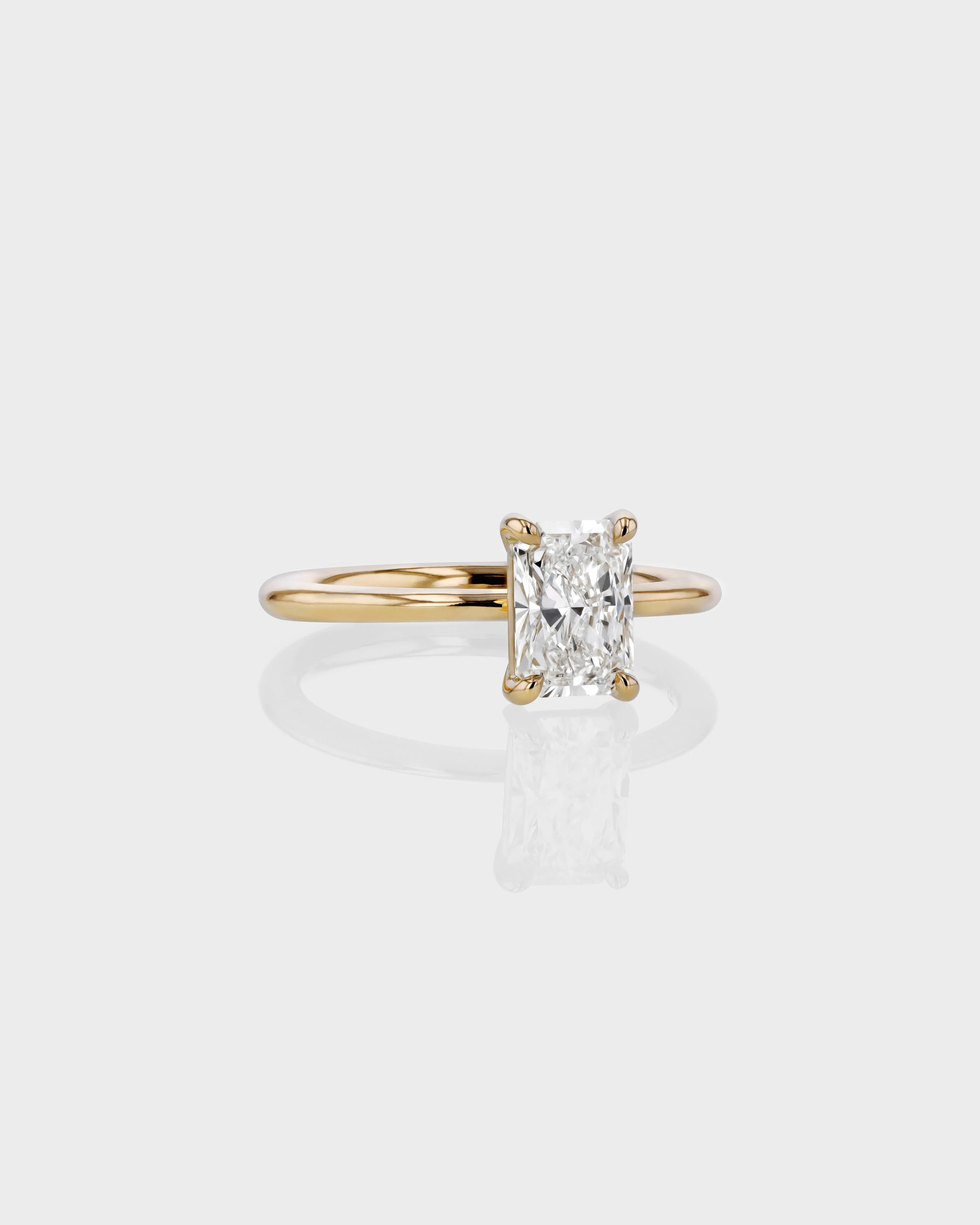 Radiant 1.04ct Engagement Ring