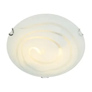 Radiant Lighting RC93CH Circular Street Ceiling Light 400mm Chrome JE15 CIRC