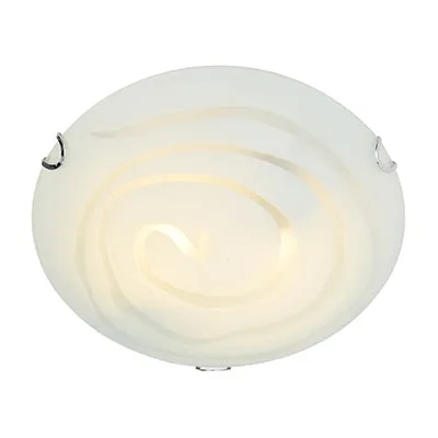 Radiant Lighting RC93CH Circular Street Ceiling Light 400mm Chrome JE15 CIRC