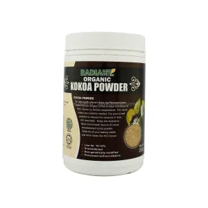 RADIANT ORGANIC COCOA POWDER 200G *1