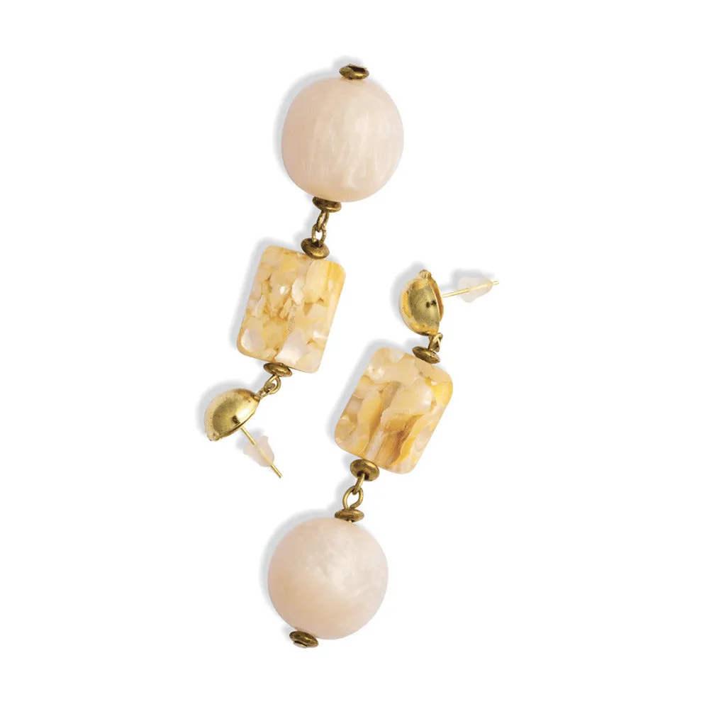 Radiant Pearl Drop Earrings