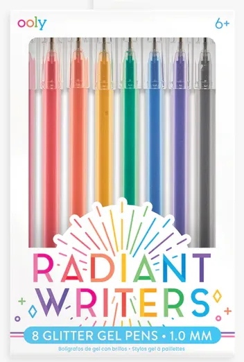 Radiant Writers Glitter Gel Pens