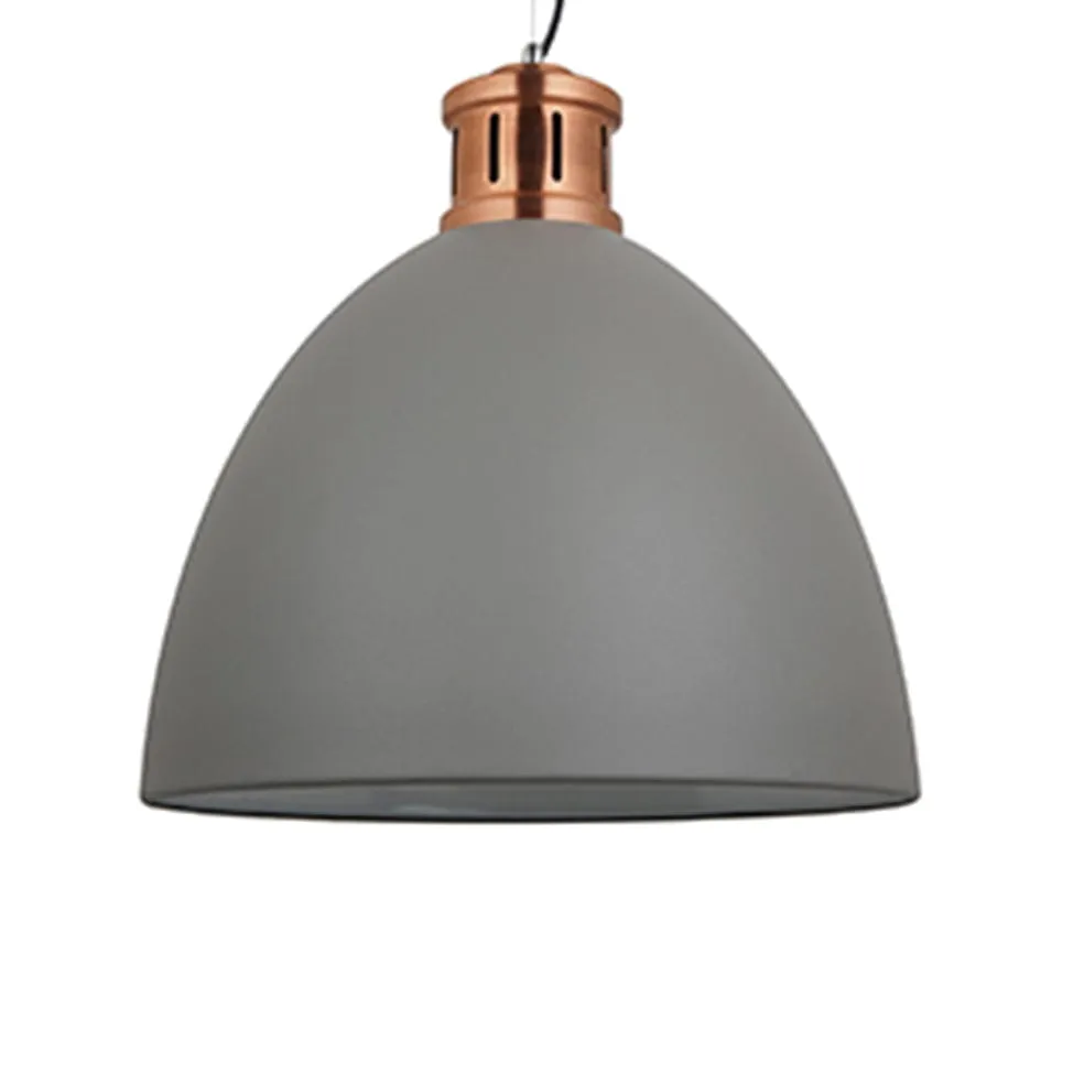 Raya Metal Pendant Light Grey Medium | Large