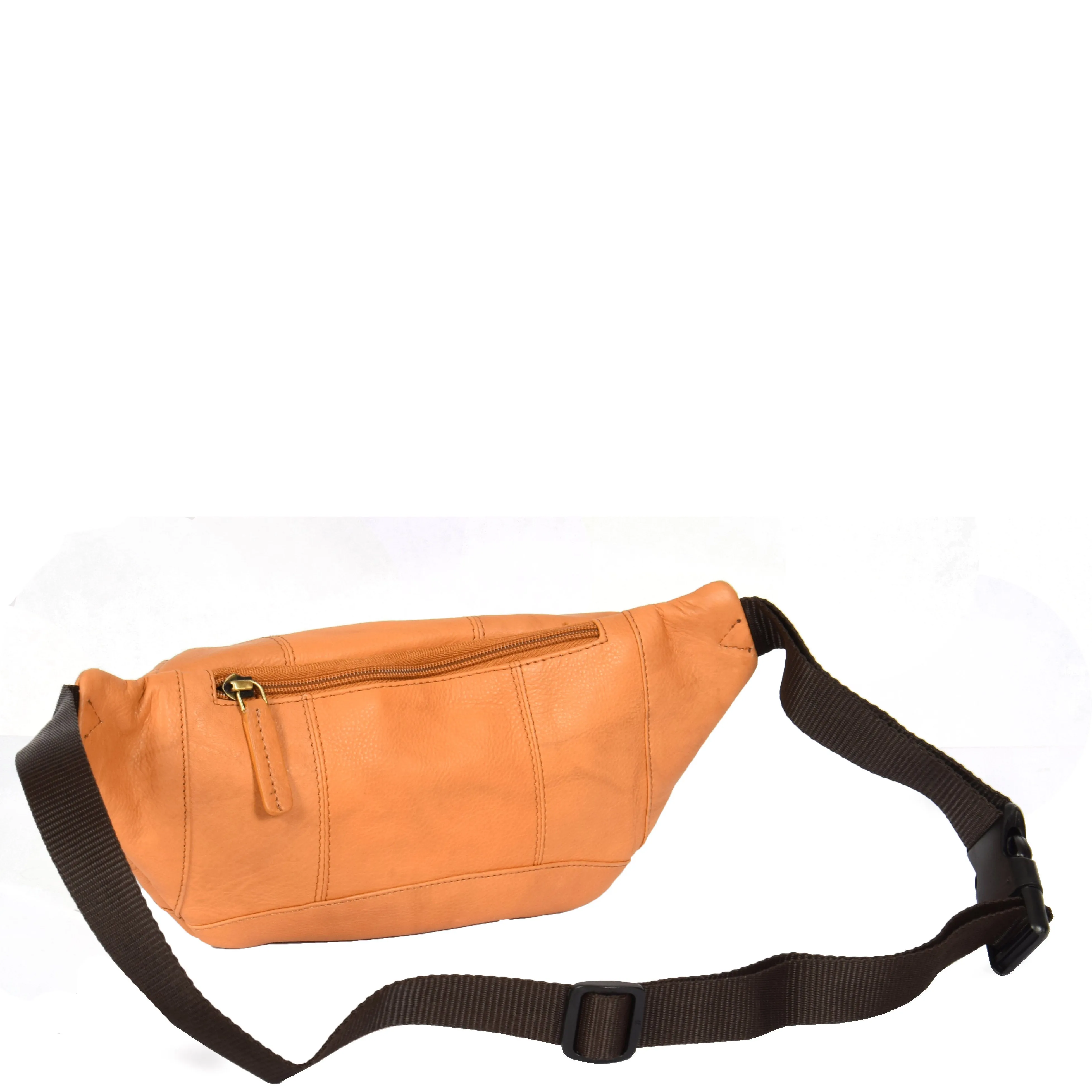 Real Leather Bum Bag Barcelona Sand