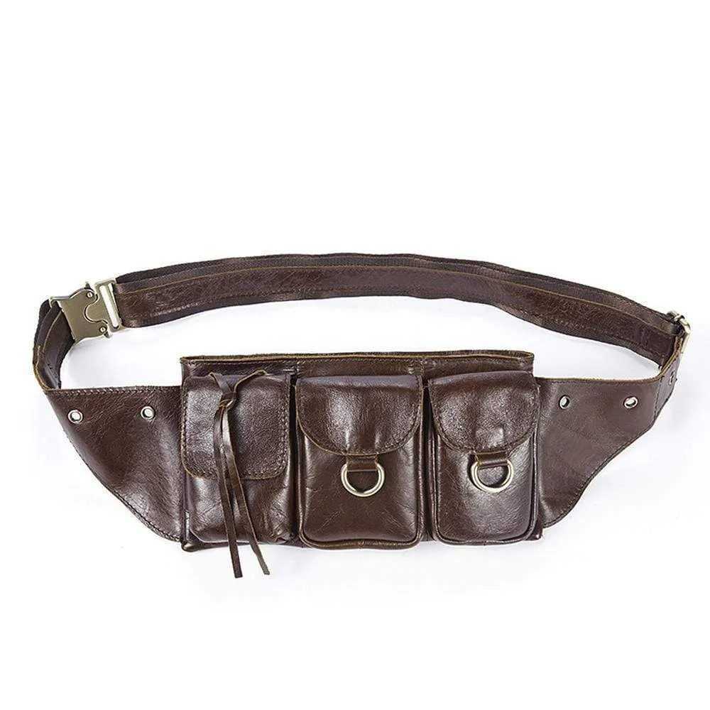 Rossie Viren  Vintage Brown Waist  Shoulder Bag