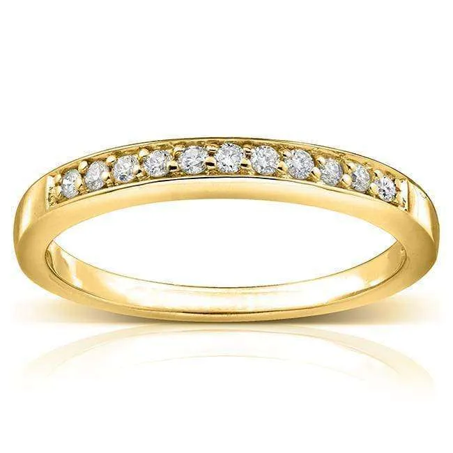 Round-cut Diamond Band 1/10 Carat (ctw) in 14k Gold