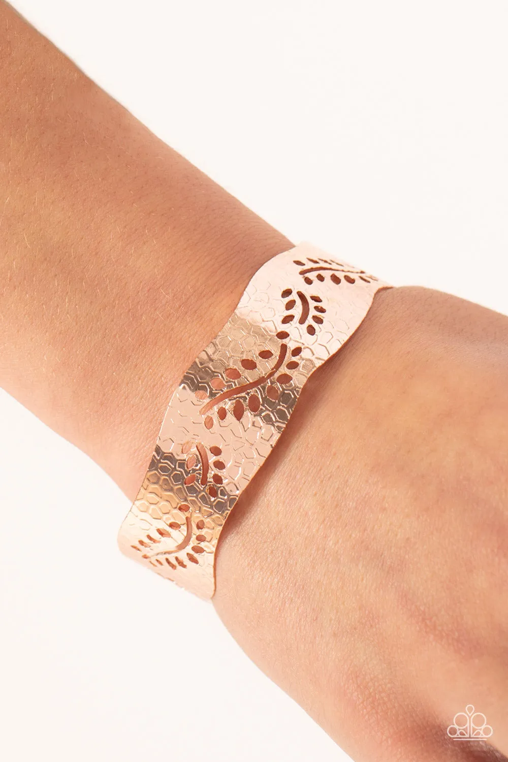 Savanna Oasis - Rose Gold Bracelet - Paparazzi Accessories