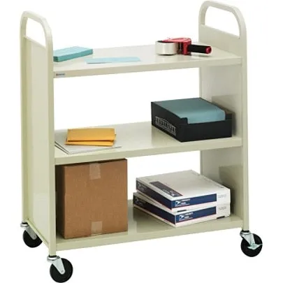 (Scratch & Dent) Bretford VF336 Combo Shelf Book Truck