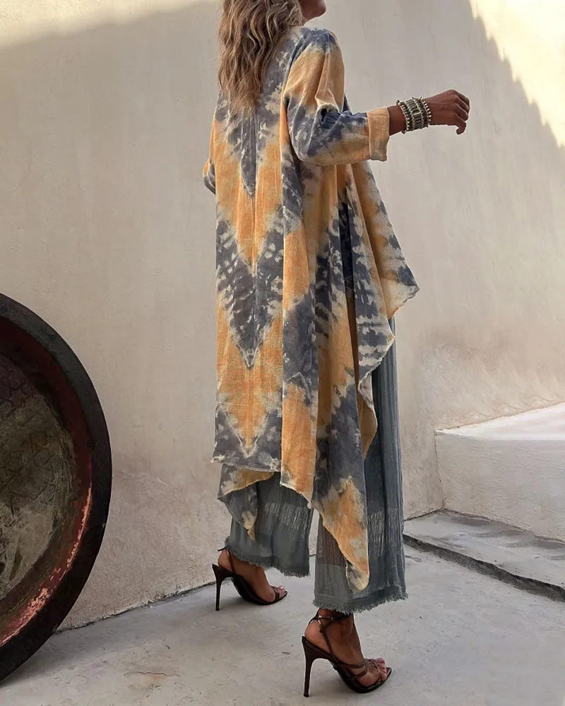 Summer casual long outer shawl